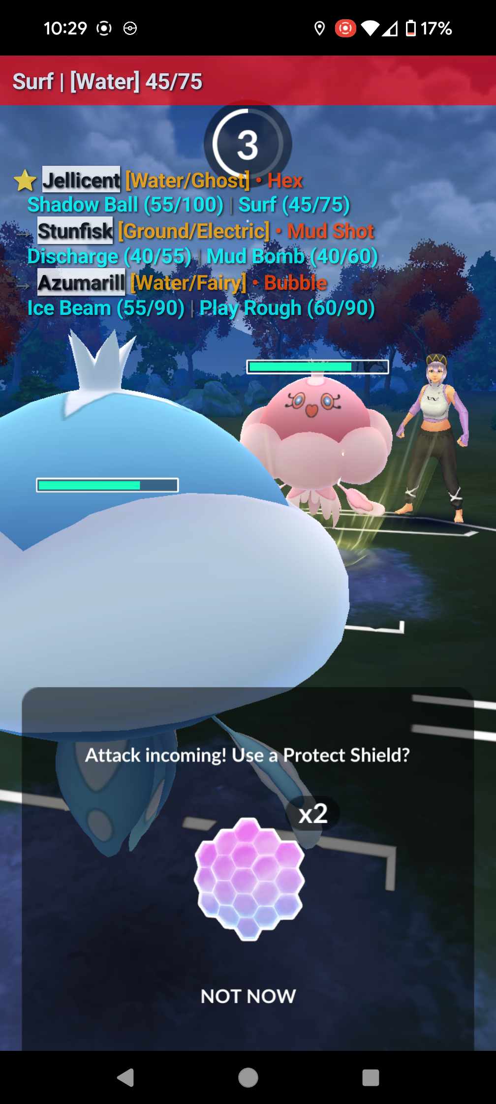 Additional battle overlay example